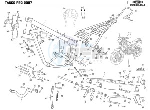 TANGO 125 PRO drawing CHASSIS