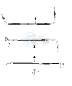 KISBEE SLN drawing CONTROLS AND CABLES