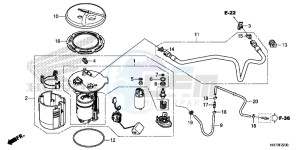 TRX420FA6G TRX420 Europe Direct - (ED) drawing FUEL PUMP