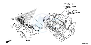 CBR650FE CBR650FE 2ED - (2ED) drawing THERMOSTAT