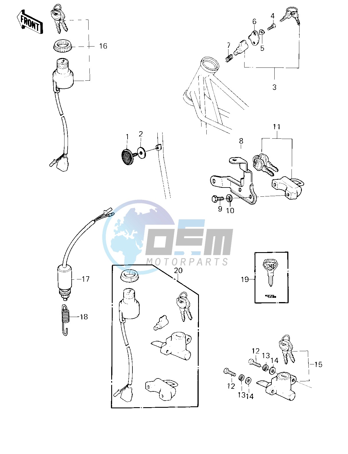 IGNITION SWITCH_LOCKS_REFLECTORS -- 80 D3- -