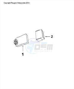 DJANGO 50 4T ALLURE drawing ELECTRONIC EQUIPMENT