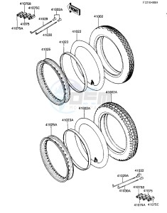 KZ 250 D [CSR] (D2) [CSR] drawing WHEELS_TIRES -- 81 D2- -