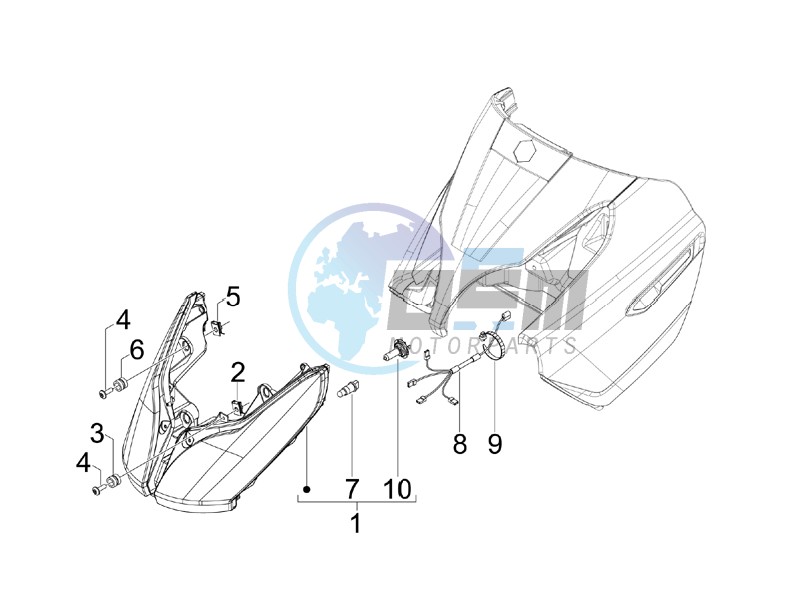 Head lamp - Turn signal lamps