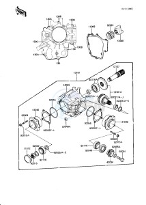 KZ 750 N [SPECTRE] (N1-N2) [SPECTRE] drawing FRONT BEVEL GEARS