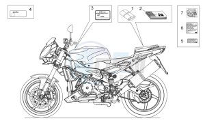 Tuono 1000 drawing Plate set-decal-op.handbooks