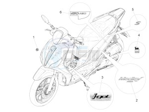 Medley 150 4T ie ABS (APAC) drawing Plates - Emblems