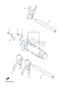 XJ6N 600 XJ6-N (NAKED) (20SF) drawing SHIFT CAM & FORK