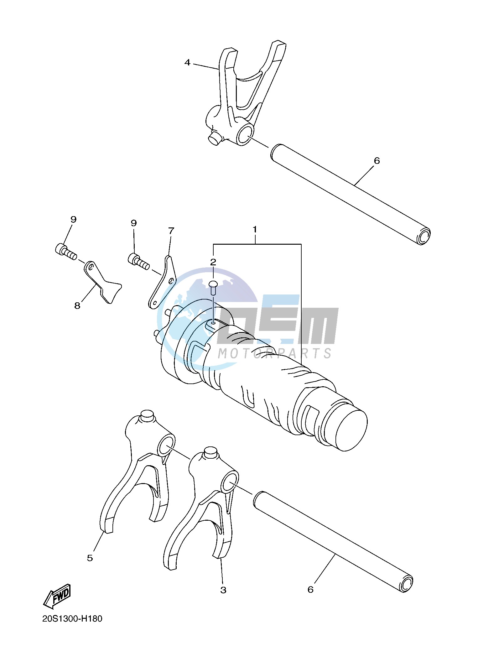 SHIFT CAM & FORK