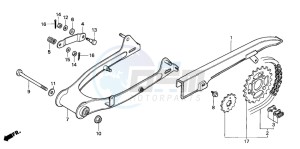 ST50 drawing REAR FORK