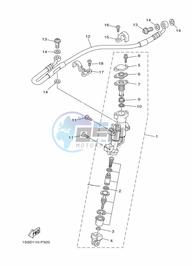 REAR MASTER CYLINDER