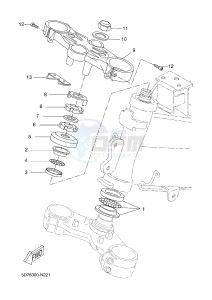 YZF-R125A YZF-R125 ABS R125 (5D7T 5D7T 5D7T 5D7T) drawing STEERING