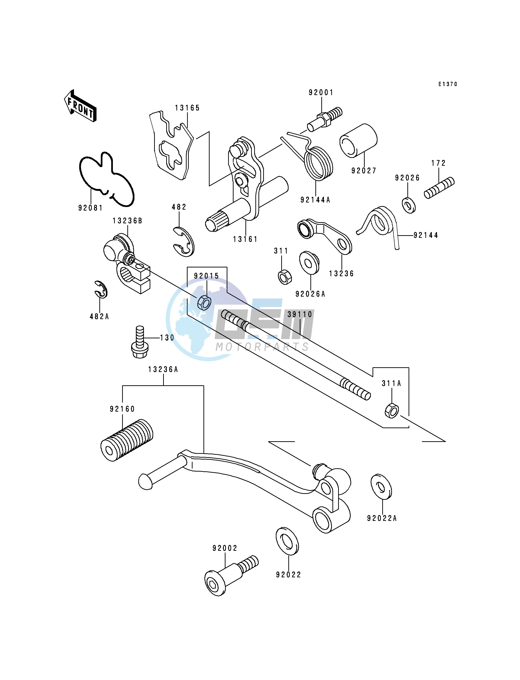 GEAR CHANGE MECHANISM