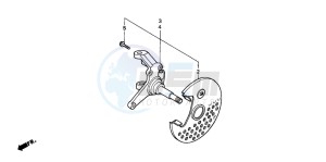 TRX300EX SPORTRAX 300EX drawing KNUCKLE