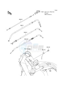 EX 650 C [NINJA 650R] (C9F) C9F drawing CABLES