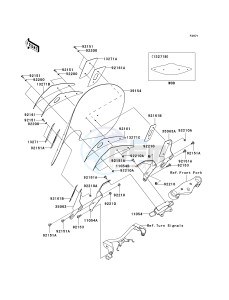 VN 900 D[VULCAN 900 CLASSIC LT] (6F-9F) D8F drawing COWLING