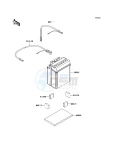 KVF360 KVF360B7F EU drawing Optional Parts(Battery)