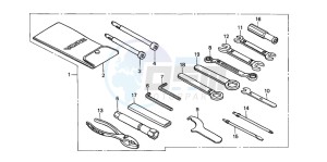 VT1100D2 drawing TOOLS