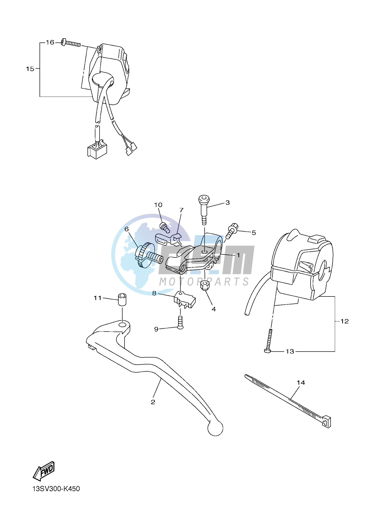 HANDLE SWITCH & LEVER