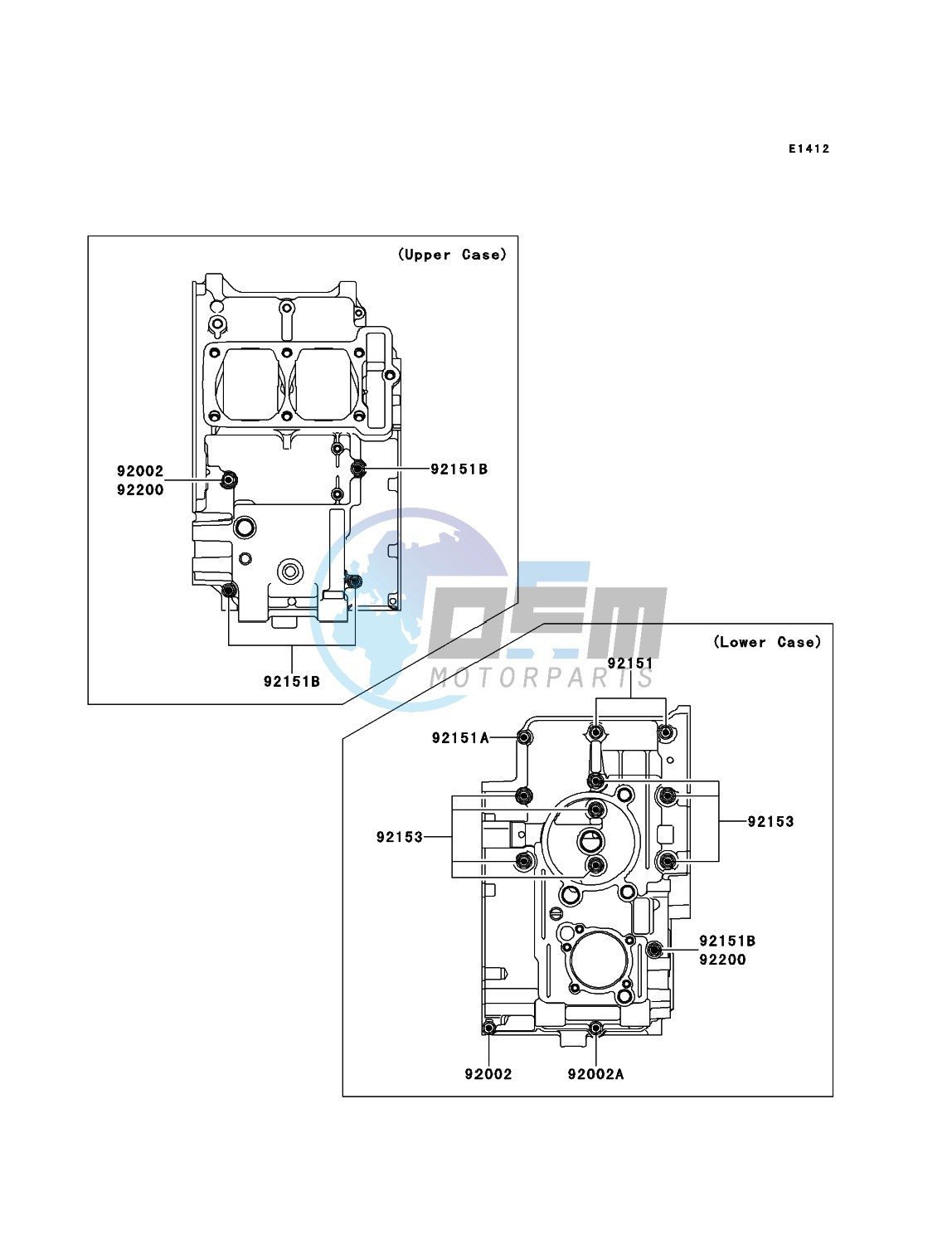 Crankcase Bolt Pattern