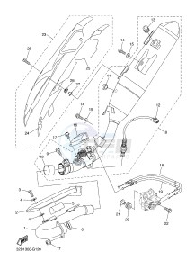 WR250X (32DP) drawing EXHAUST