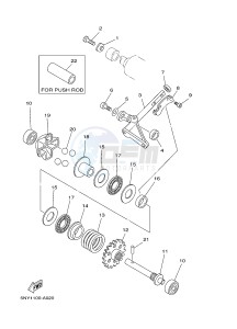 YZ125 (1SRT) drawing GOVERNOR