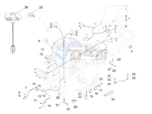 MP3 500 lt Sport business drawing Main cable harness