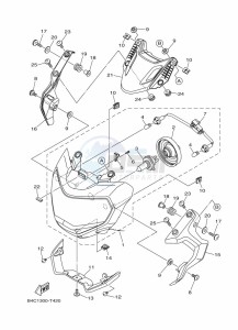 MT-07 ABS MTN690-U (B8M2) drawing HEADLIGHT