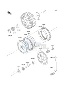 VN 800 C [VULCAN 800 DRIFTER] (C1 CAN ONLY-C2) [VULCAN 800 DRIFTER] drawing CLUTCH