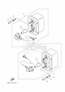 YXM700E YX70MPM (BHF1) drawing TAILLIGHT