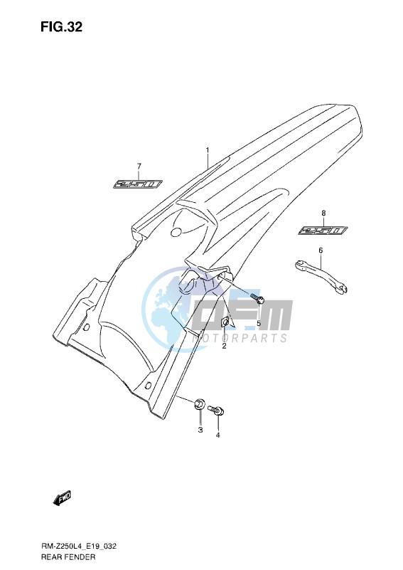 REAR FENDER (L4-L5)