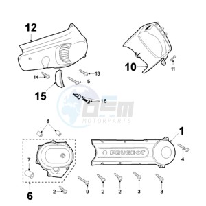 FOX PBAX BE drawing ENGINE COVER