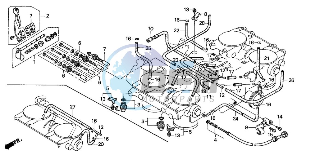 THROTTLE BODY (COMPONENT PARTS)