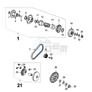 SAT400 SC drawing CLUTCH