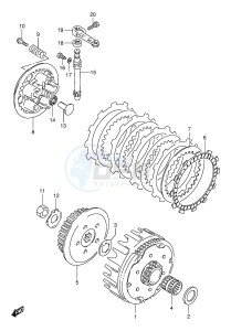 RM80 (E24) drawing CLUTCH