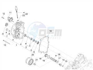 GTS 300 SUPER HPE-TECH 4T 4V IE ABS E4 (EMEA) drawing Flywheel magneto cover - Oil filter