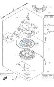 DF 30A drawing Recoil Starter