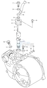 JR50 (P3-P28) drawing CLUTCH COVER OIL PUMP