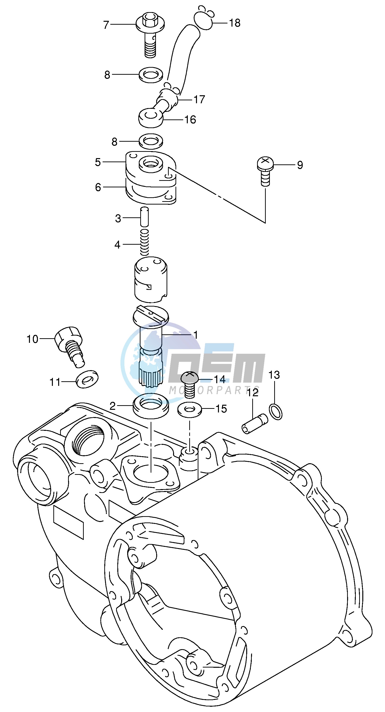 CLUTCH COVER OIL PUMP