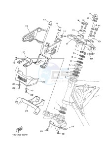 YBR125EGS (43BE) drawing STEERING