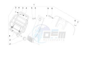 PX 150 2T NOABS E3 (EMEA, APAC, LATAM) drawing Front luggage rack