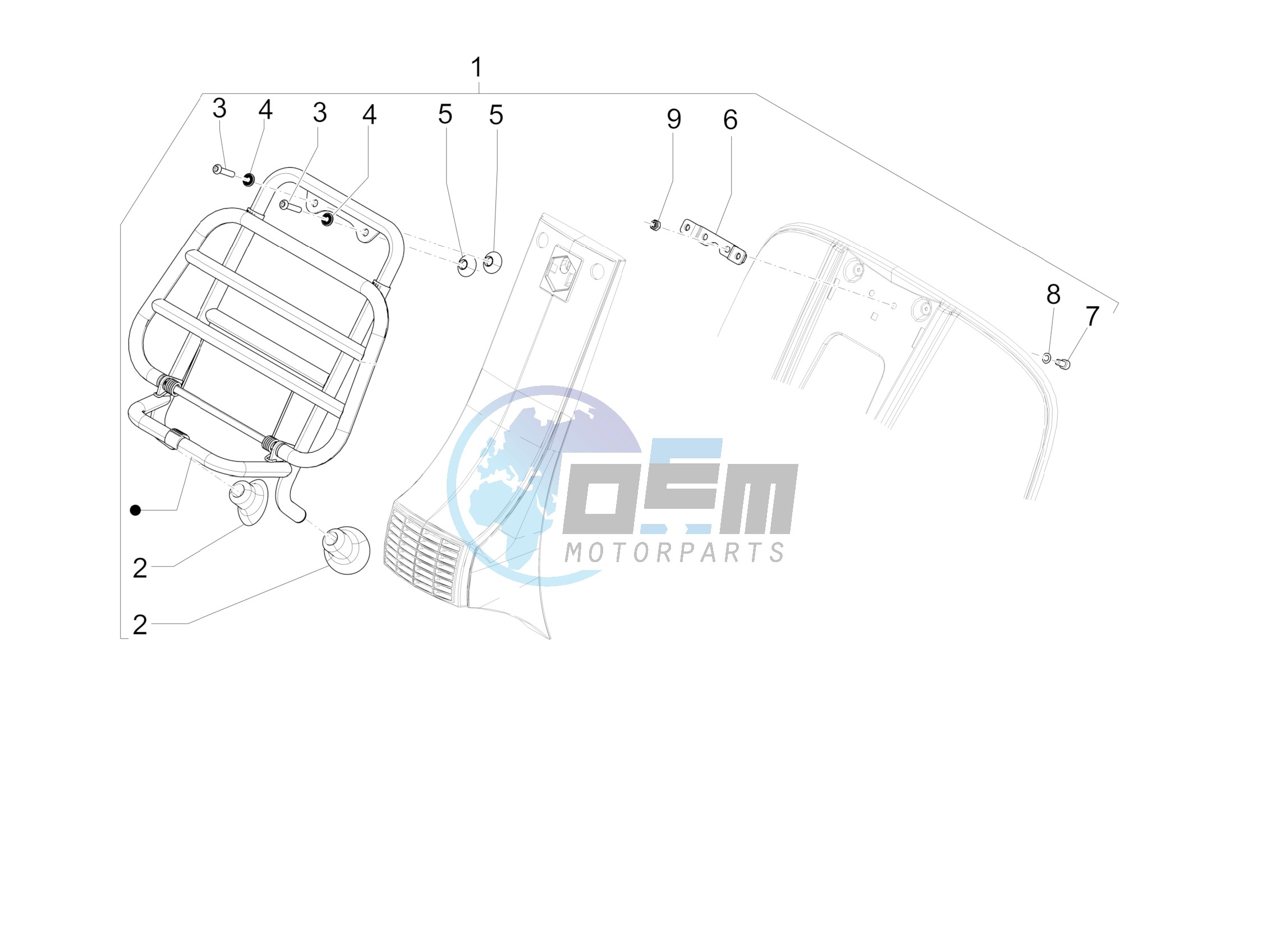 Front luggage rack