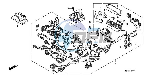 WIRE HARNESS (CBR1000RR)