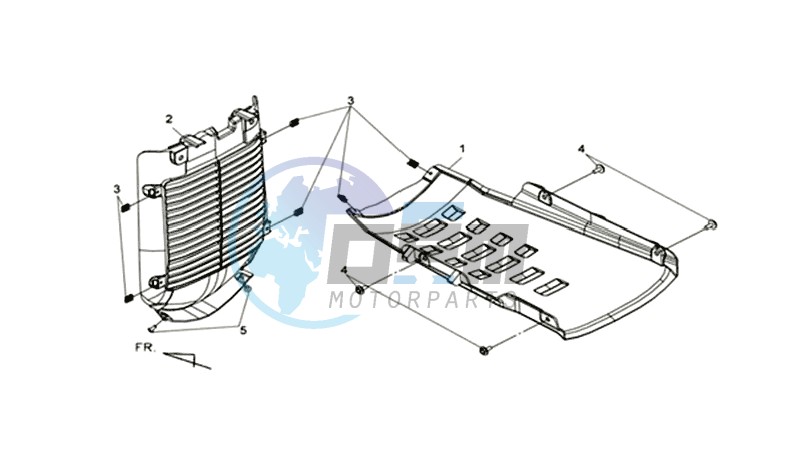 BOTTOM COVER / RADIATOR COVER