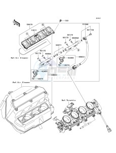 ZX 636 C [NINJA ZX-6R] (C1) C1 drawing TOP FEED INJECTER