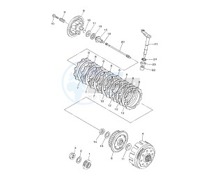 WR F 450 drawing CLUTCH