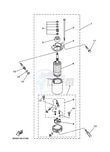 F25A drawing STARTER-MOTOR