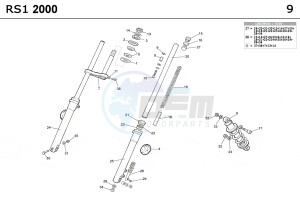 RS1 50 drawing SUSPENSION