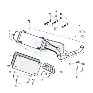 FOX GSXA EU drawing EXHAUST