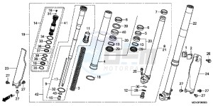 CRF450RB drawing FRONT FORK